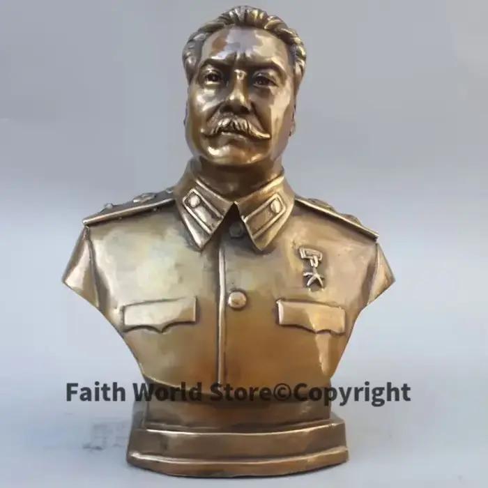 Collection d'art-Statue en bronze de l'Union soviétique