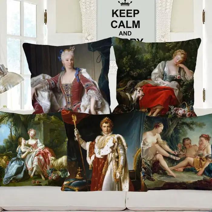 Housses de coussin décoratives de Style Rococo pour canapé