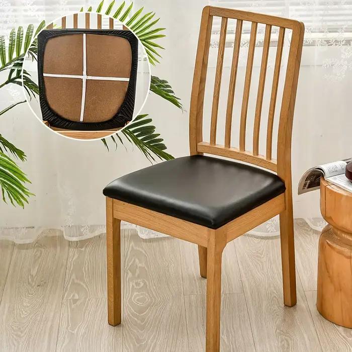 Housse de coussin de chaise imperméable en PU