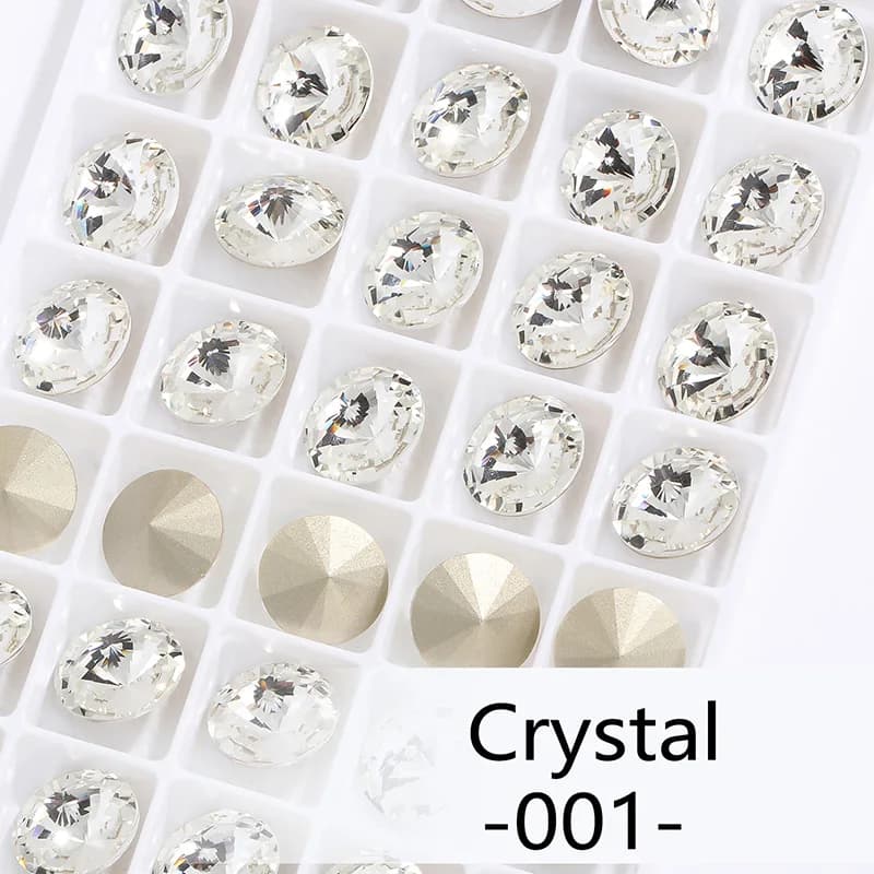 Strass ronds mixtes en cristal K9, Rose bleue, pierres fantaisie appliquées pour colle artisanale, v