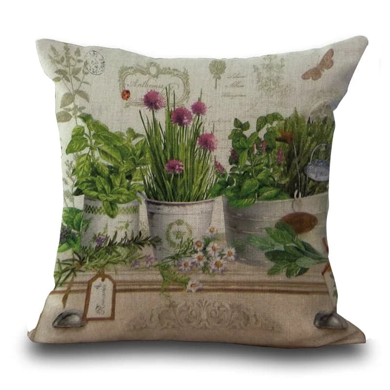 Taie d'Oreiller à Fleurs Colorées Lavande, Coussin Floral Décoratif pour Voiture et Maison
