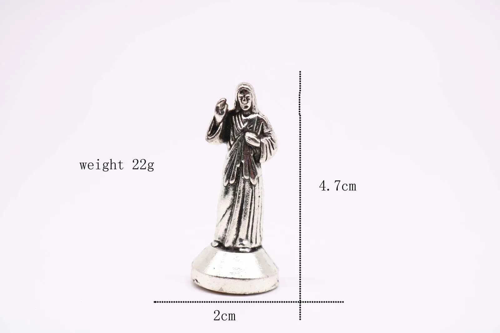 De nombreux styles de décorations chrétiennes. Figurine de Jésus, Madonna Maria, Rose, Dame Fatima D