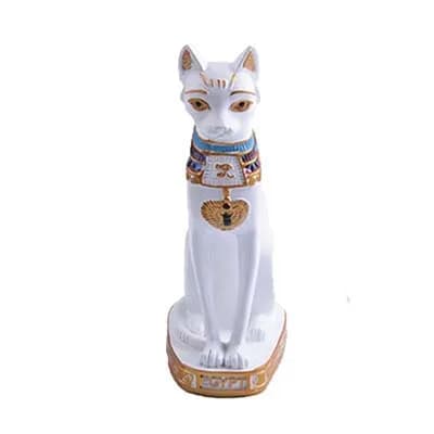 Statue de Dieu du Chat Egypte Vintage, Figurine en Résine, Artisanat à Collectionner, Décor de Chat,