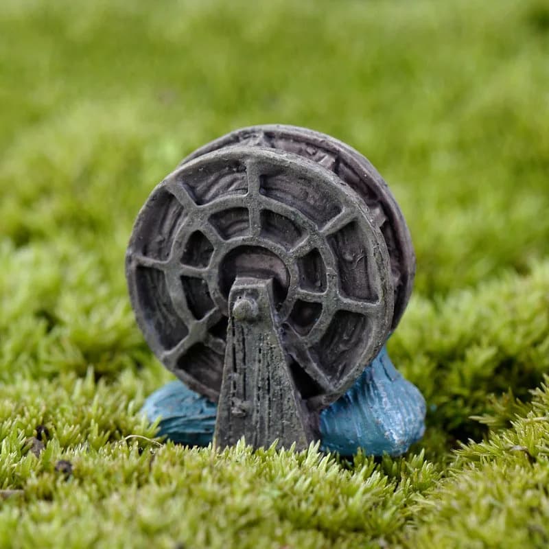 Mini roue à eau Miniature Vintage, accessoires de décoration de jardin féerique, maison, Mini artisa