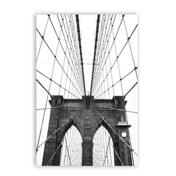 Affiche d'art de la ville de New York, affiche de pont de tokyo, peinture sur toile de New York, ima