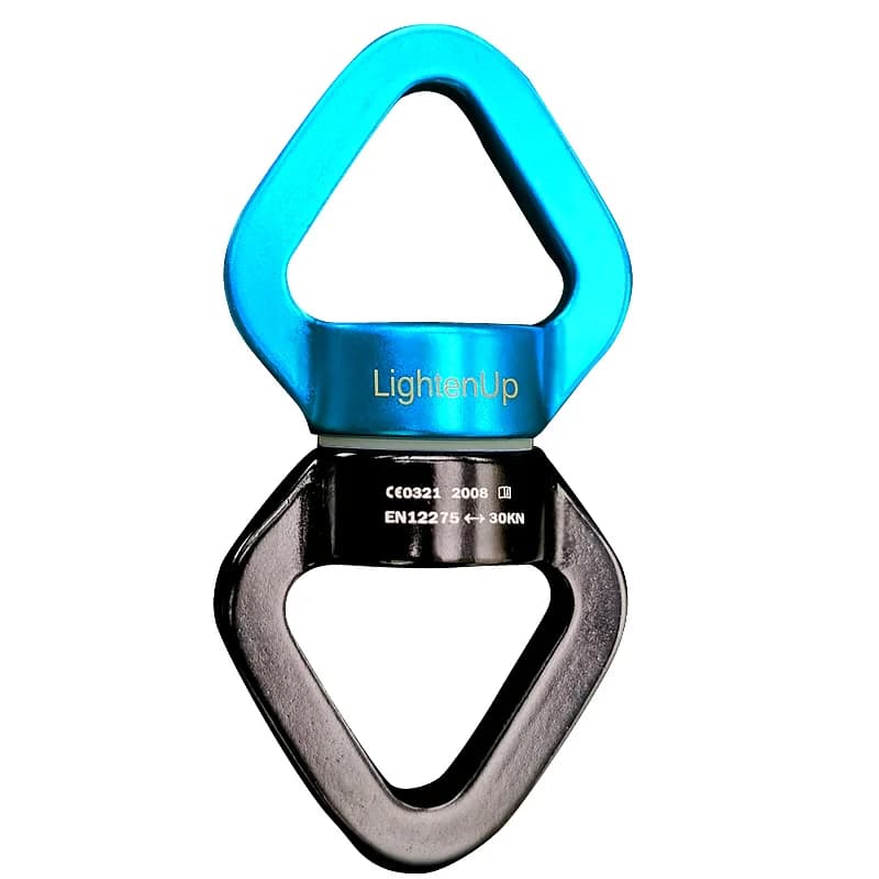 Anneau à cardan universel 30KN, accessoires de Yoga, connecteur rotatif, hamac rotatif, balançoire,