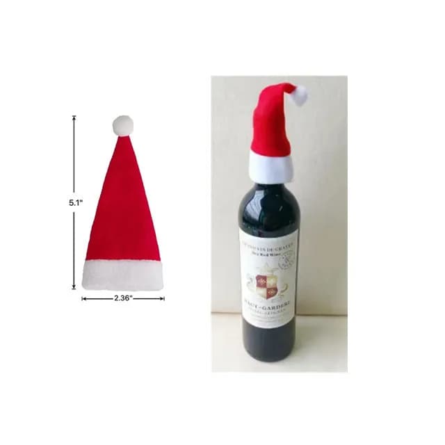 Couverture de bouteille de vin de noël, décor de Table pour maison, Gnomes, cadeau de bonne année, 2