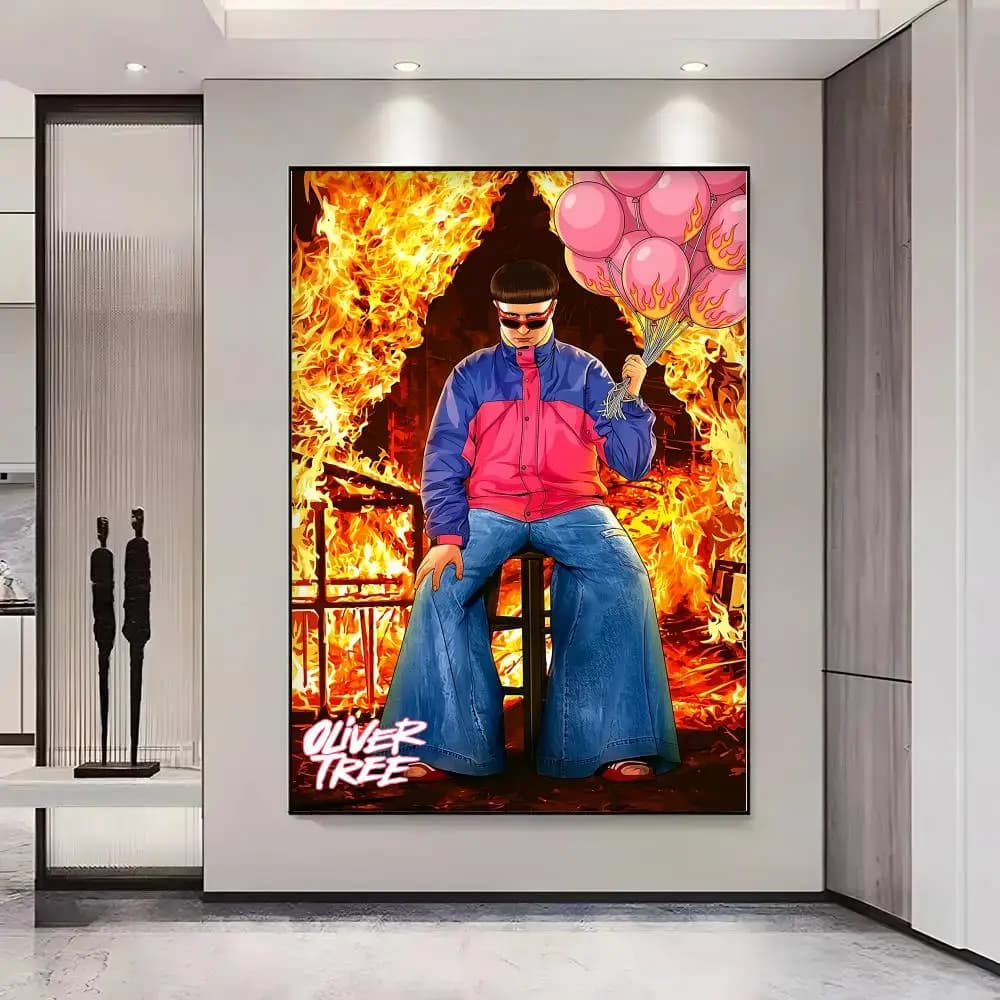 O-Oliver Tree Ugly is Beautiful Poster, art mural décoratif pour salons, chambres, bars et cafés, ca