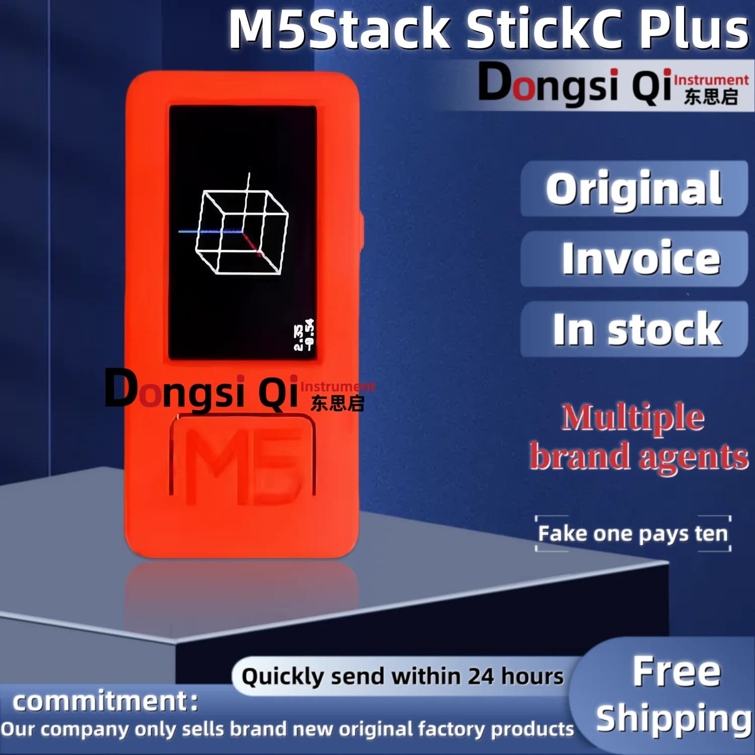 1 PCS//LOT M5Stack StickC Plus ESP32 IoT carte de développement kit de programmation graphique IoT 1