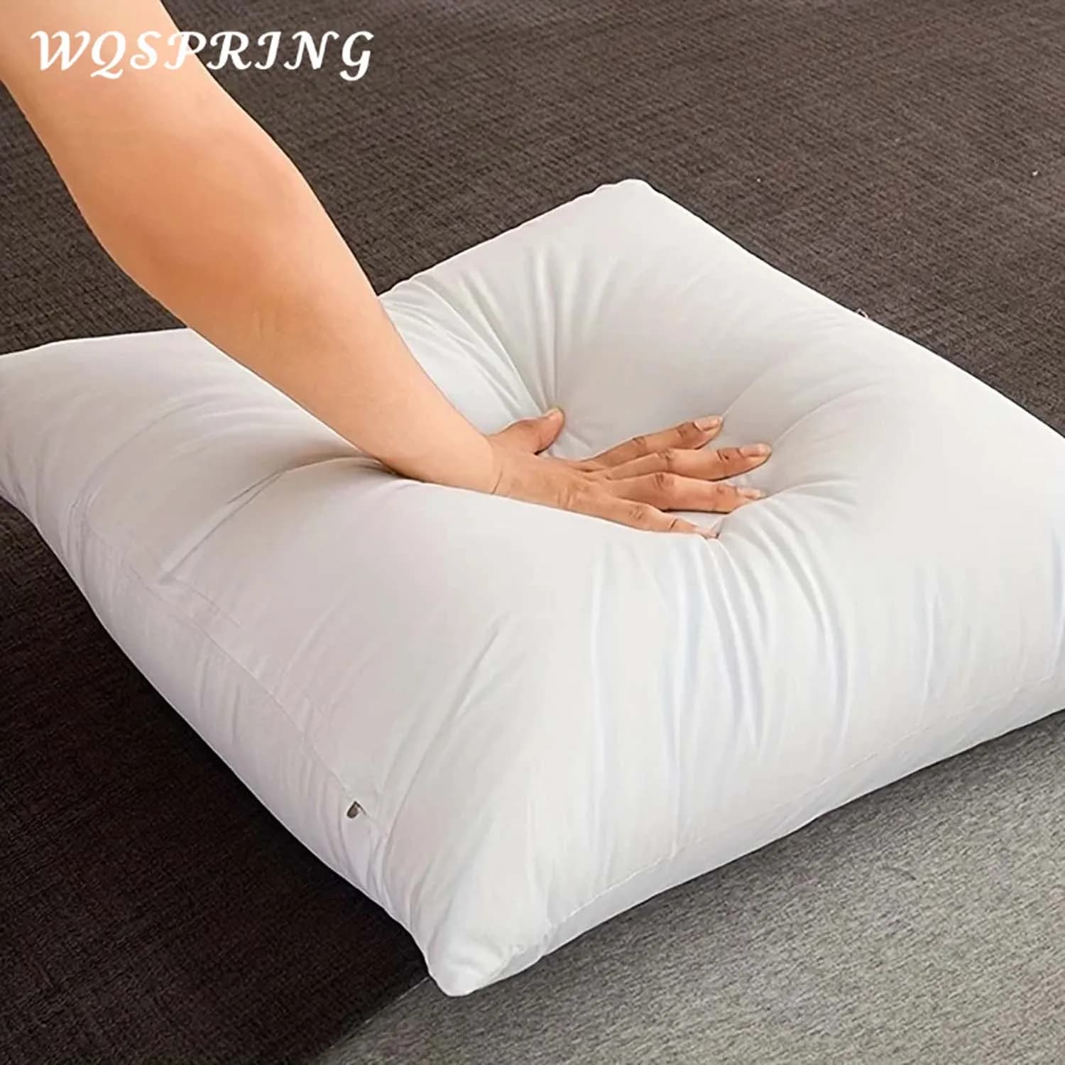 100% coton plume oreiller noyau noël coton cou oreiller Cojines 45x45 55x55 hôtel décoration canapé 