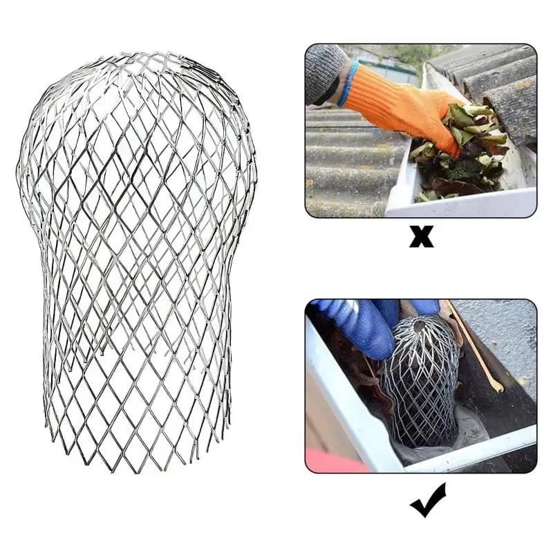 Filtre de gouttière anti-feuilles réutilisable et durable pour la maintenance des gouttières extérie