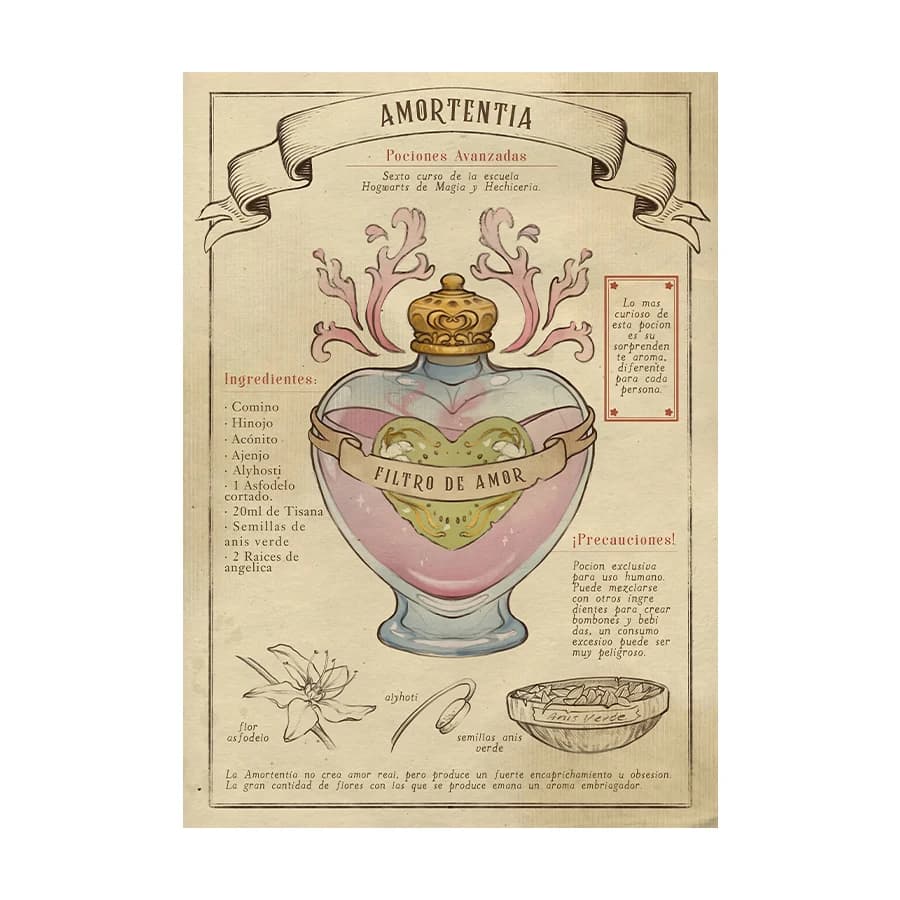 3 pièces Harry Potter Potions Art imprime Potions Fuling Potions enchanteresses affiches rétro Poudl