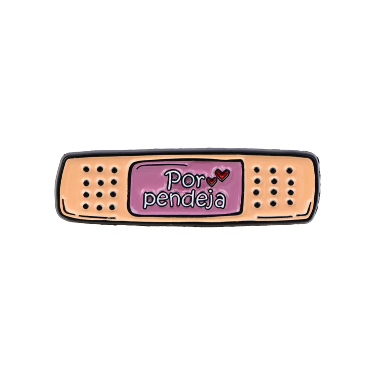 Broches en émail avec citations humoristiques espagnoles, badges de chat de dessin animé pour sac à 
