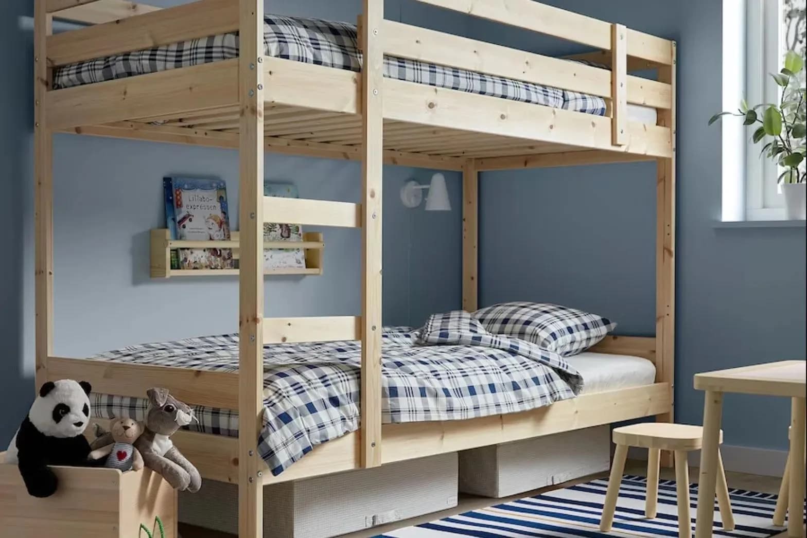 Prix pas cher - Lits superposés en bois - Meubles de chambre en bois Nouveau style - Lit double Ense