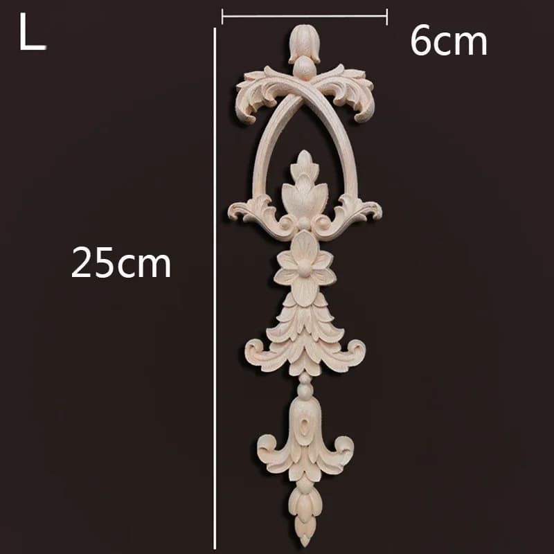 Appliques de meubles en bois, décoration de salon de luxe, décoration de maison, moulures anciennes 