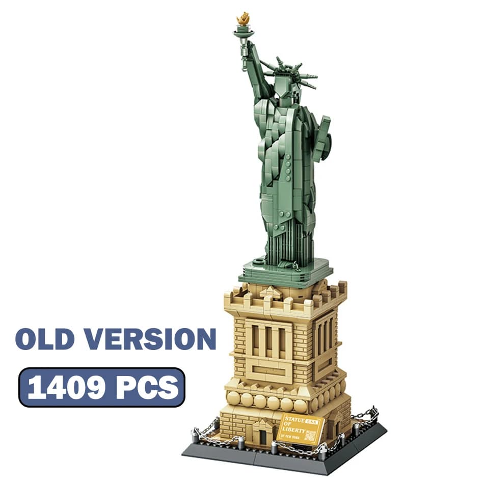 MOC – blocs de Construction de la Statue de la liberté américaine, Architecture de renommée mondiale
