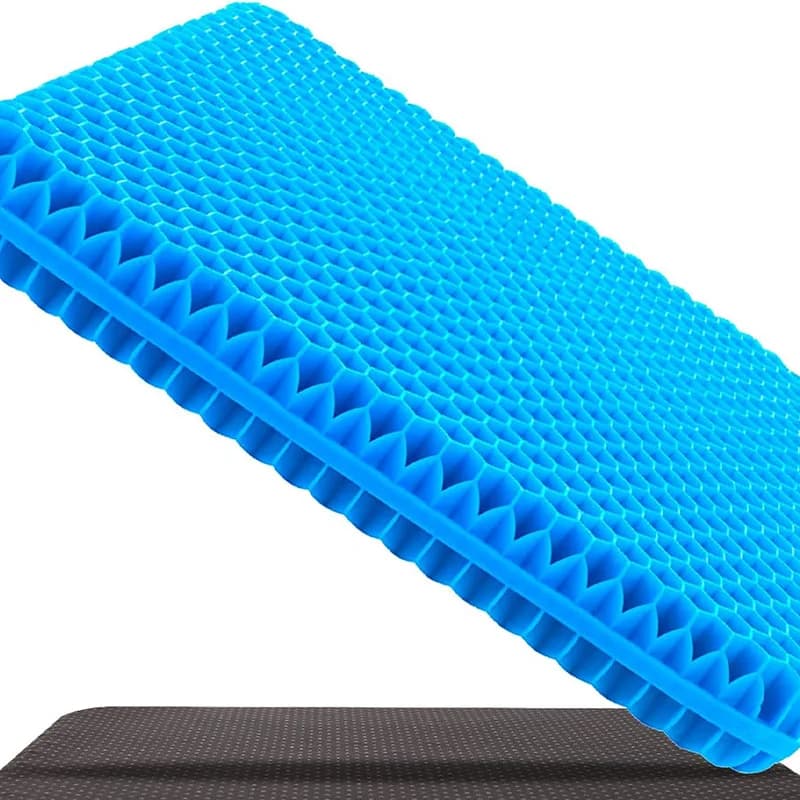 Coussin de voiture en gel alvéolé pour l'été, respirant et rafraîchissant, pour la maison et le bure