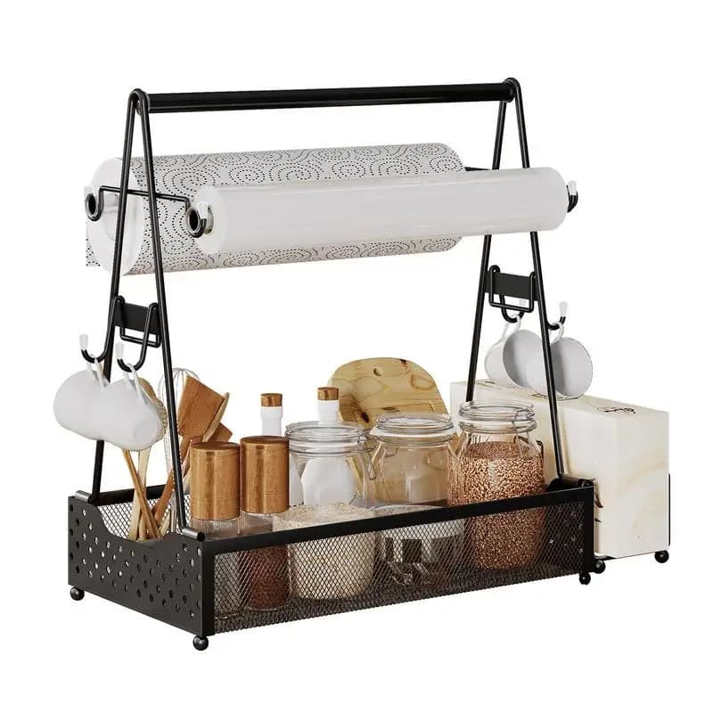 Caddie de rangement pour ustensiles de camping, chariot de gril extérieur, outil de camping