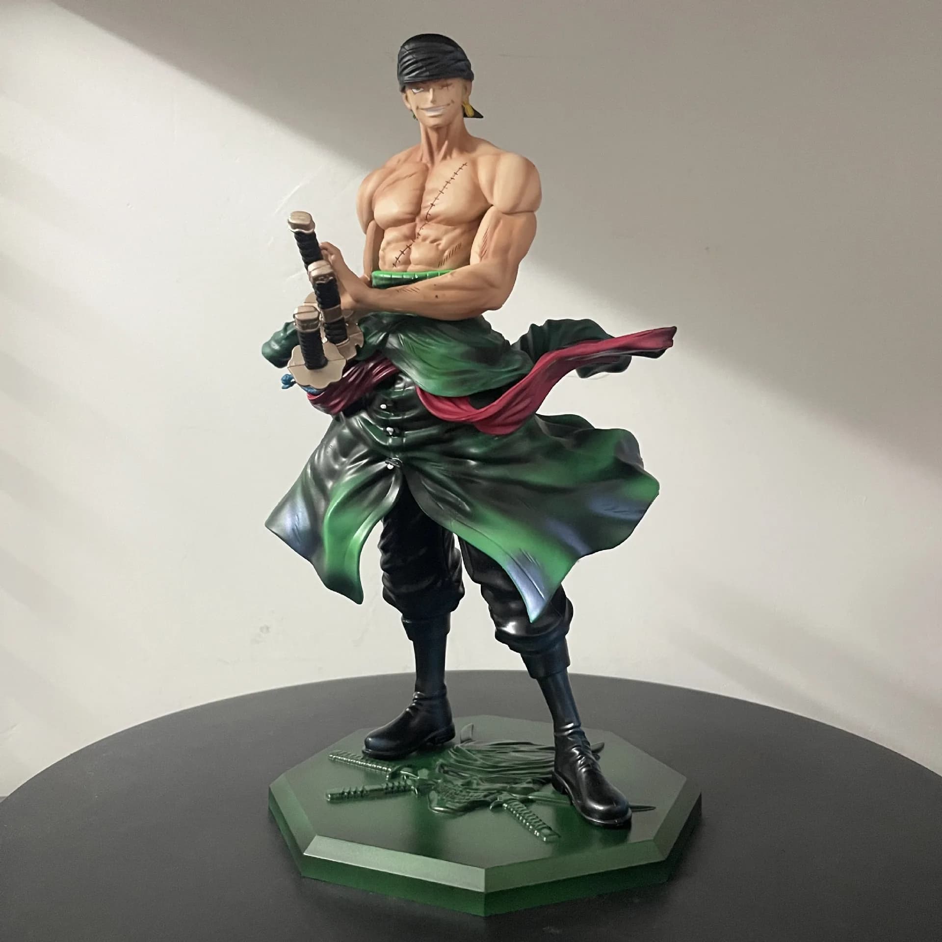 Statue de figurine Roronoa Zoro Post Timeskip 27cm, une pièce, Pose debout, décoration de bureau, Co