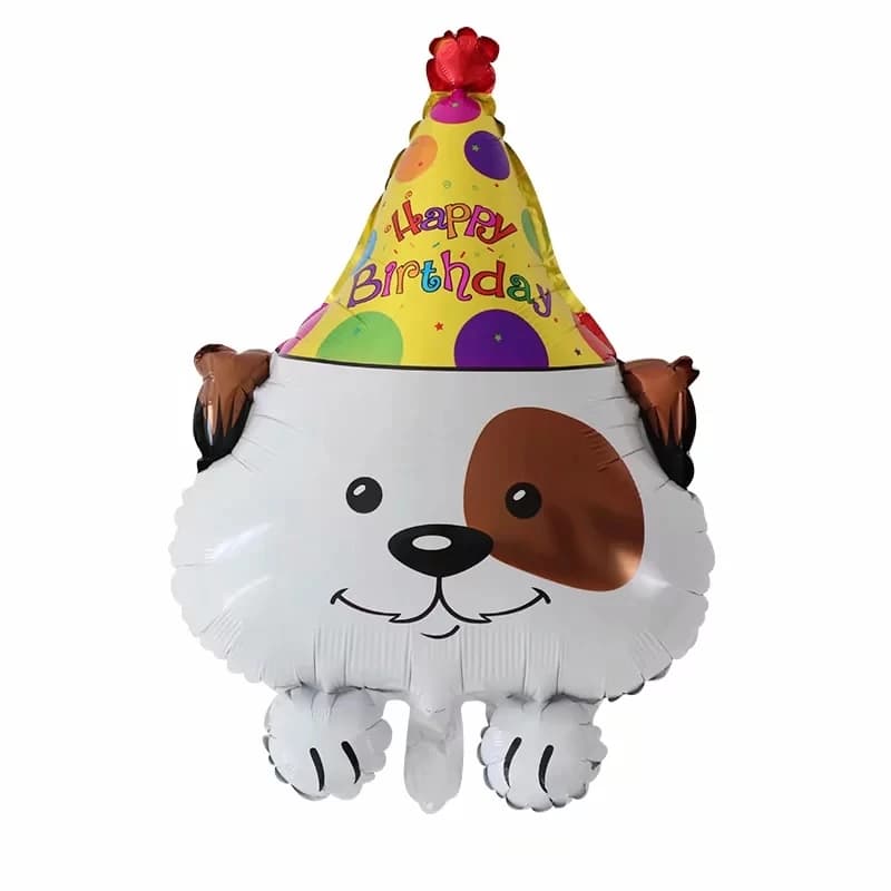 Ballons d'anniversaire animaux mignons pour garçons et filles, fourniture de décoration de fête d'an