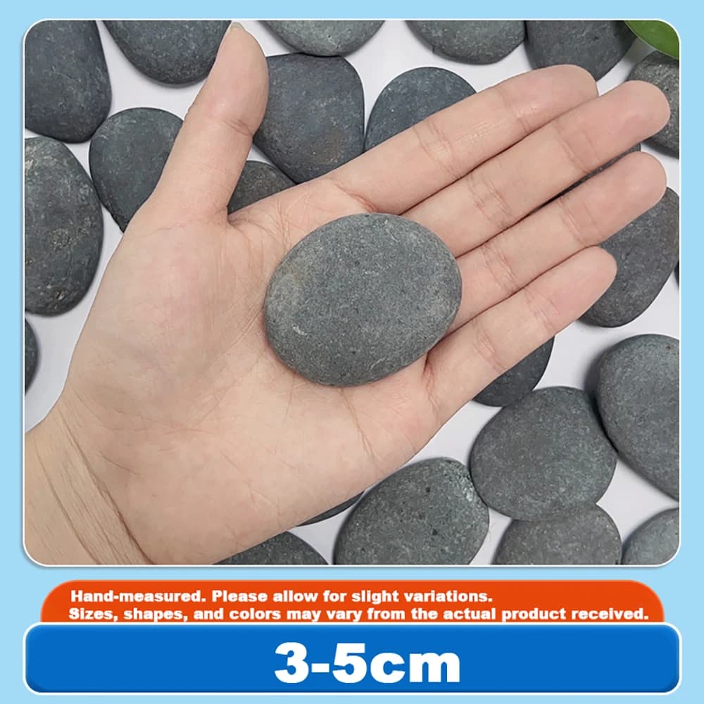 3 ~ 5 cm 5 ~ 7 cm roches de rivière décoratives pour étangs aménagement paysager de l'eau bord d'éta