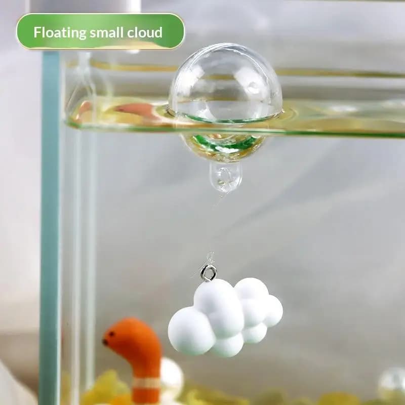 Miroir d'entraînement pour Betta, Décoration d'aquarium flottante, Cadre vintage, pour l'exercice de
