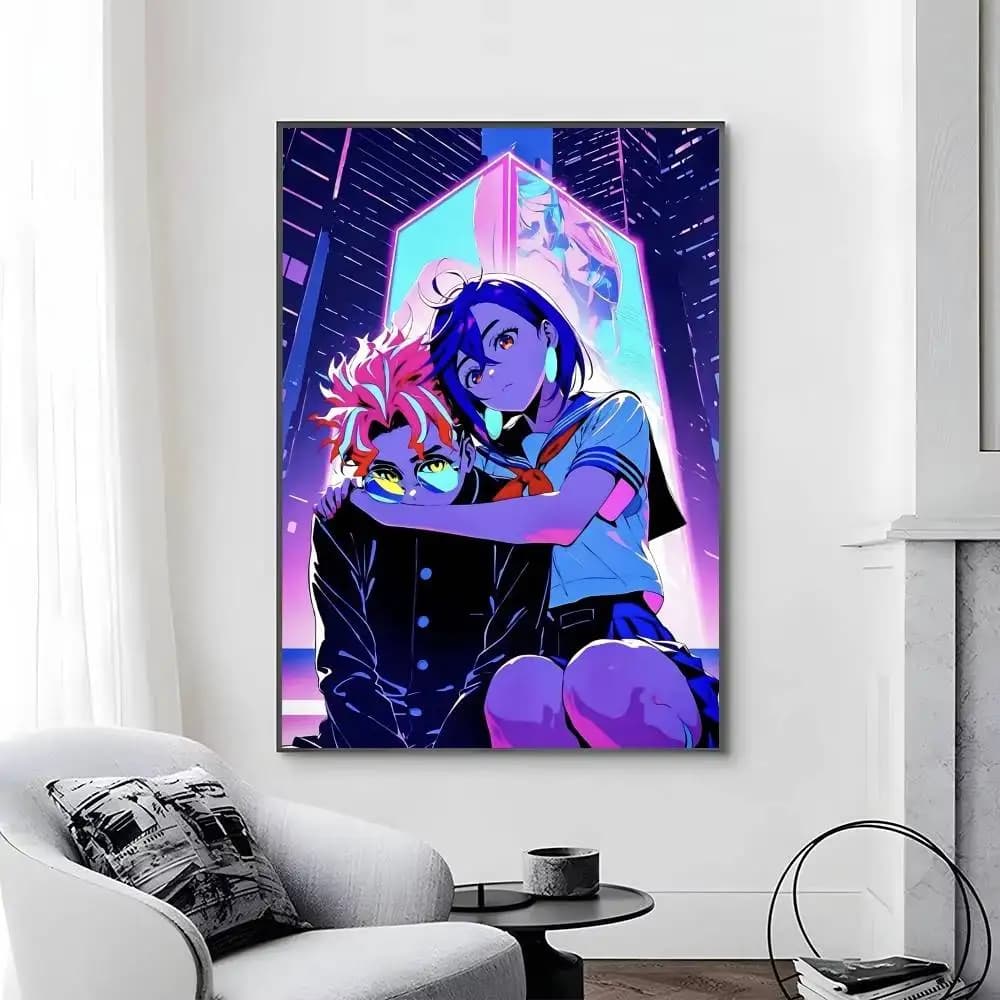 Affiches autocollantes classiques d'anime D-DandadanS, imperméables, idéales pour la décoration du s