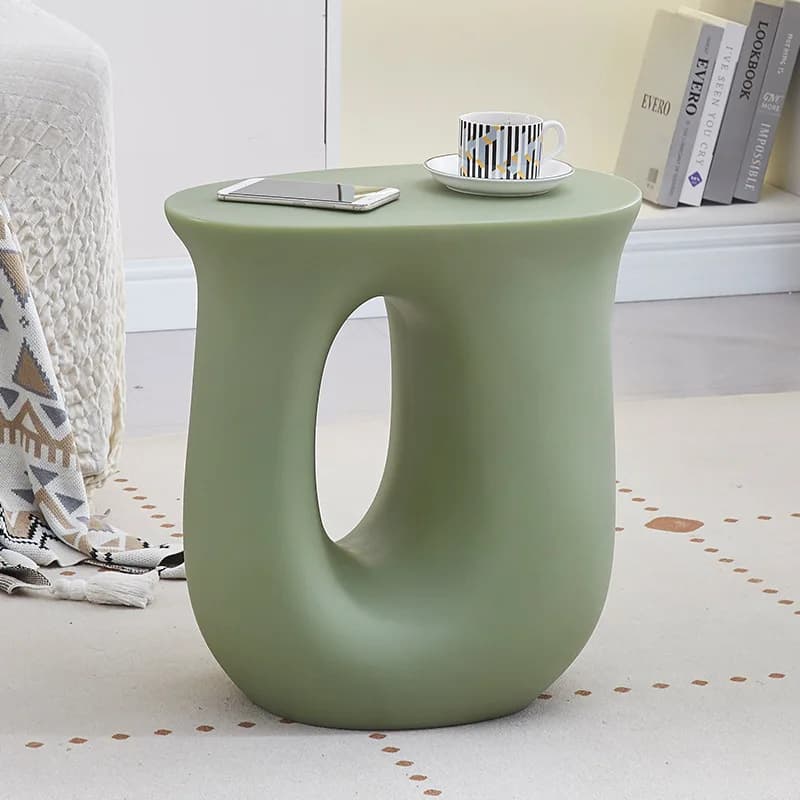 Tables basses nordiques, petite table d'appoint, design en U mignon, meubles de salon portables, acc