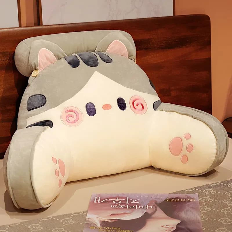 Coussin de chevet de dessin animé, dossier de canapé, détachable, lavable, soutien lombaire, oreille