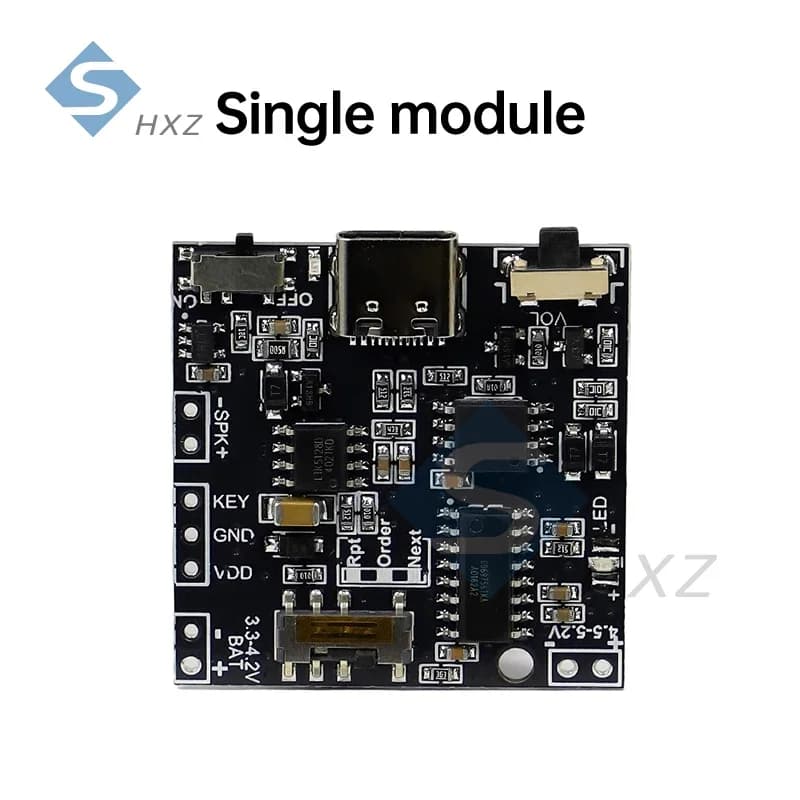 ​ GC06 enregistrement carte de voeux mouvement boîte-cadeau créative carte d'anniversaire de noël co