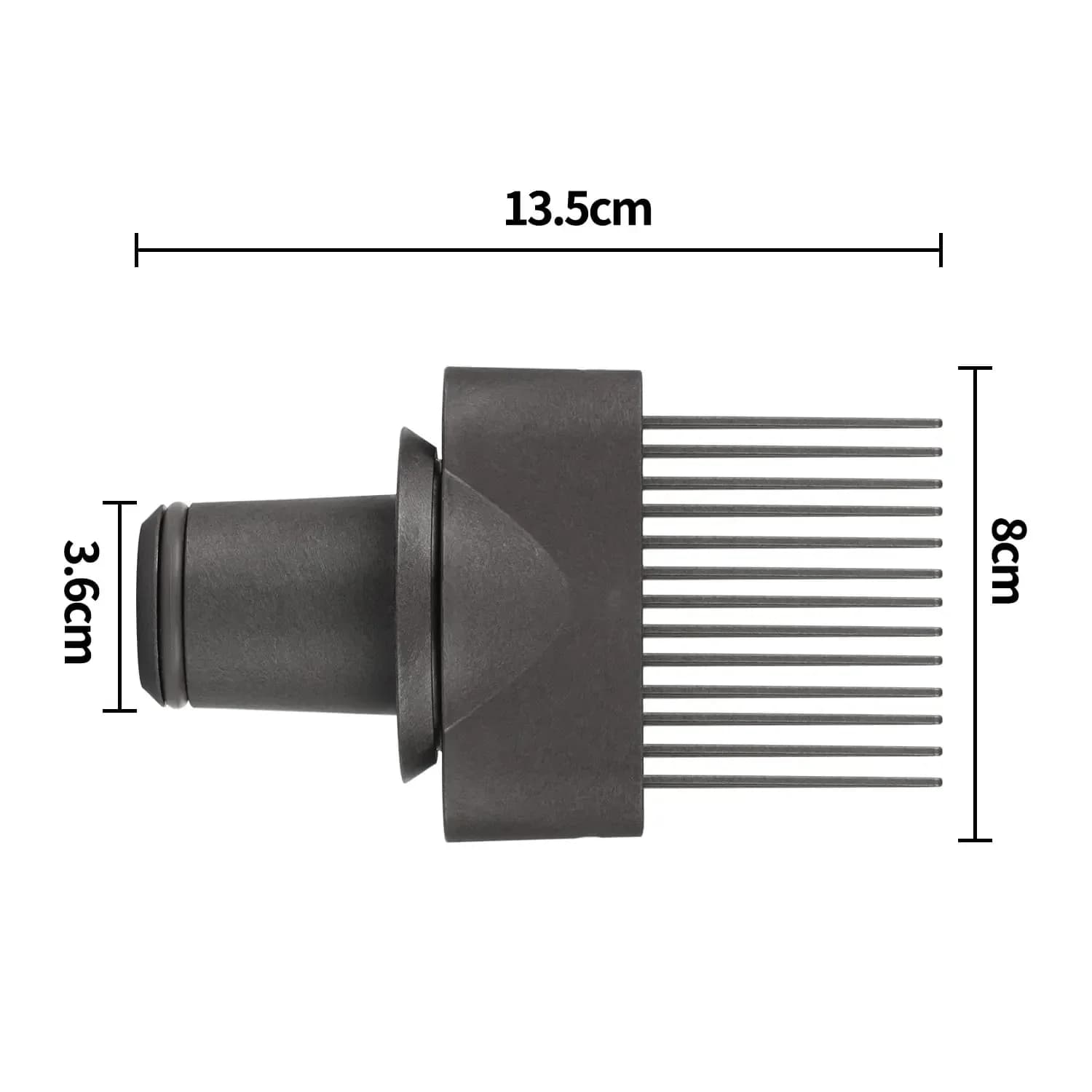 Peigne à dents larges pour sèche-cheveux Dyson supersonique, accessoire adapté à la buse de raccord 
