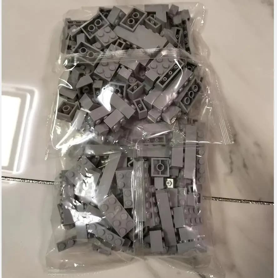 Blocs de construction en vrac grandes briques 17 couleur unique 260g assemblage gratuit Compatible L