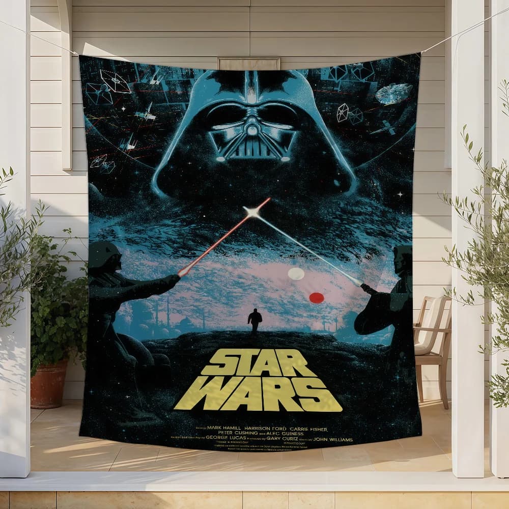 Drapeau classique du film Star Wars, décoration personnalisée pour camping, jardin, fête, toile de f