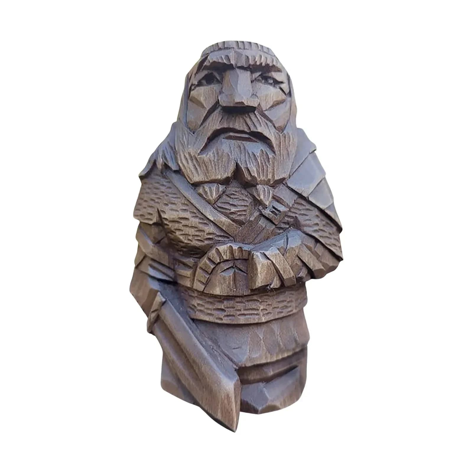 Statue viking en résine Odin Thor Tyr Ulfhednar, art païen nordique pour la décoration intérieure et
