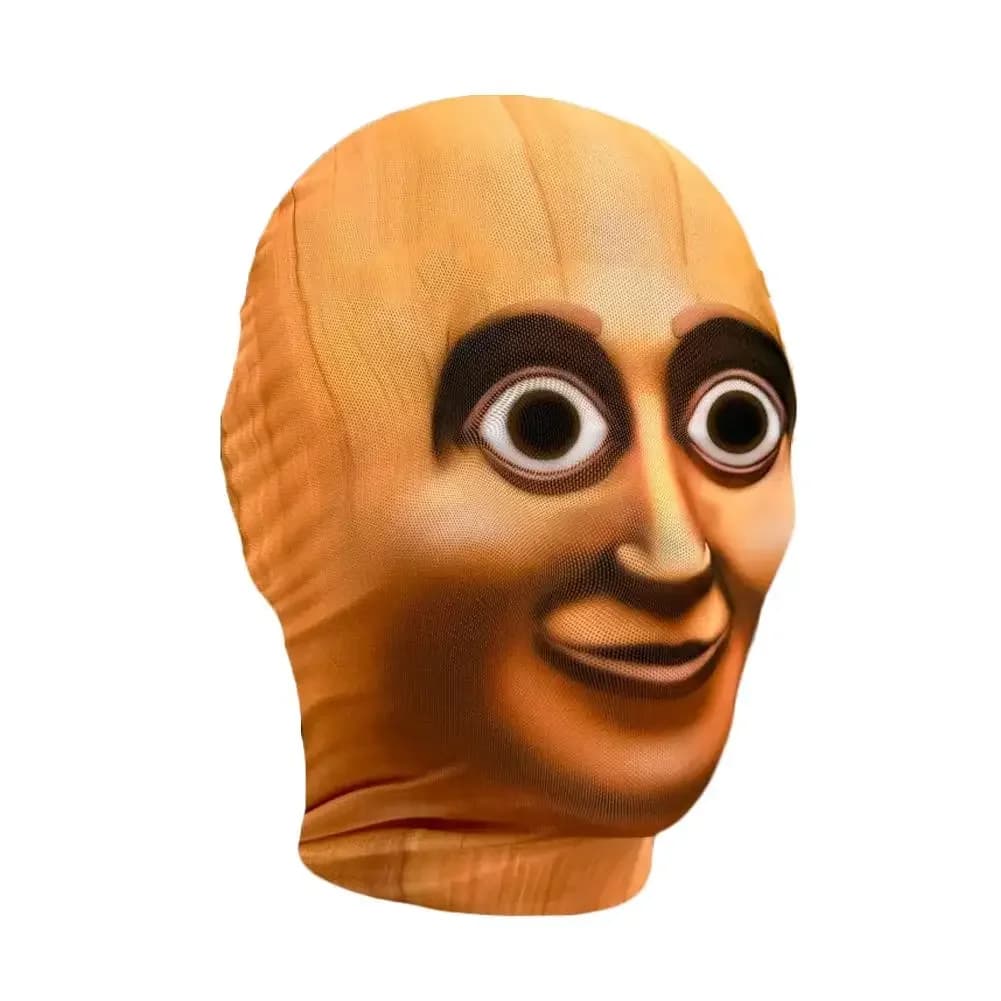 Masque facial complet imprimé en 3D, cagoule, masque à effet visuel réaliste pour Cosplay, accessoir