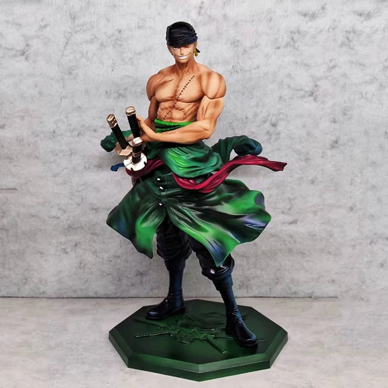 28 cm une pièce Anime Figure Roronoa Zoro Figurine Zoro Figurine Pvc Gk Statue modèle poupées Collec