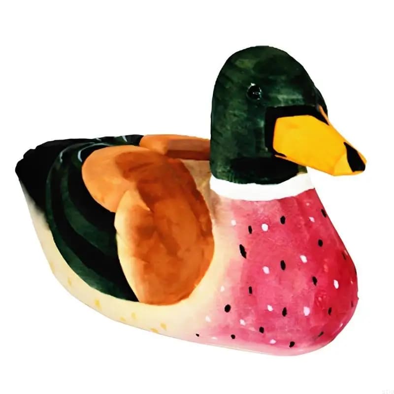Figurine classique canard colvert en bois, sculptée à main, finition naturelle, petit Animal, pour s