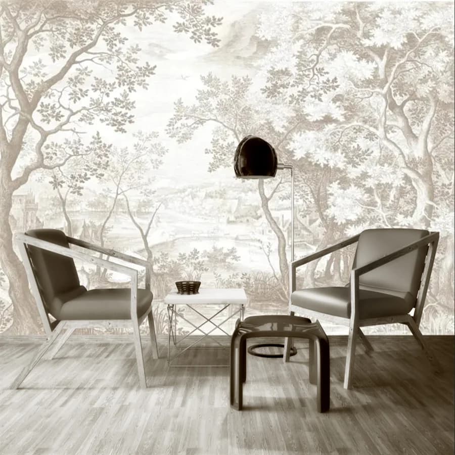 Papier peint panoramique 3D sur mesure, décoration d'interieur