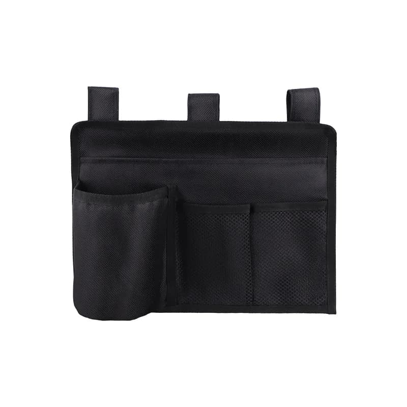 Sac de rangement pour caddie de chevet, sac suspendu multi-poches, accessoires de lit, organisateur 