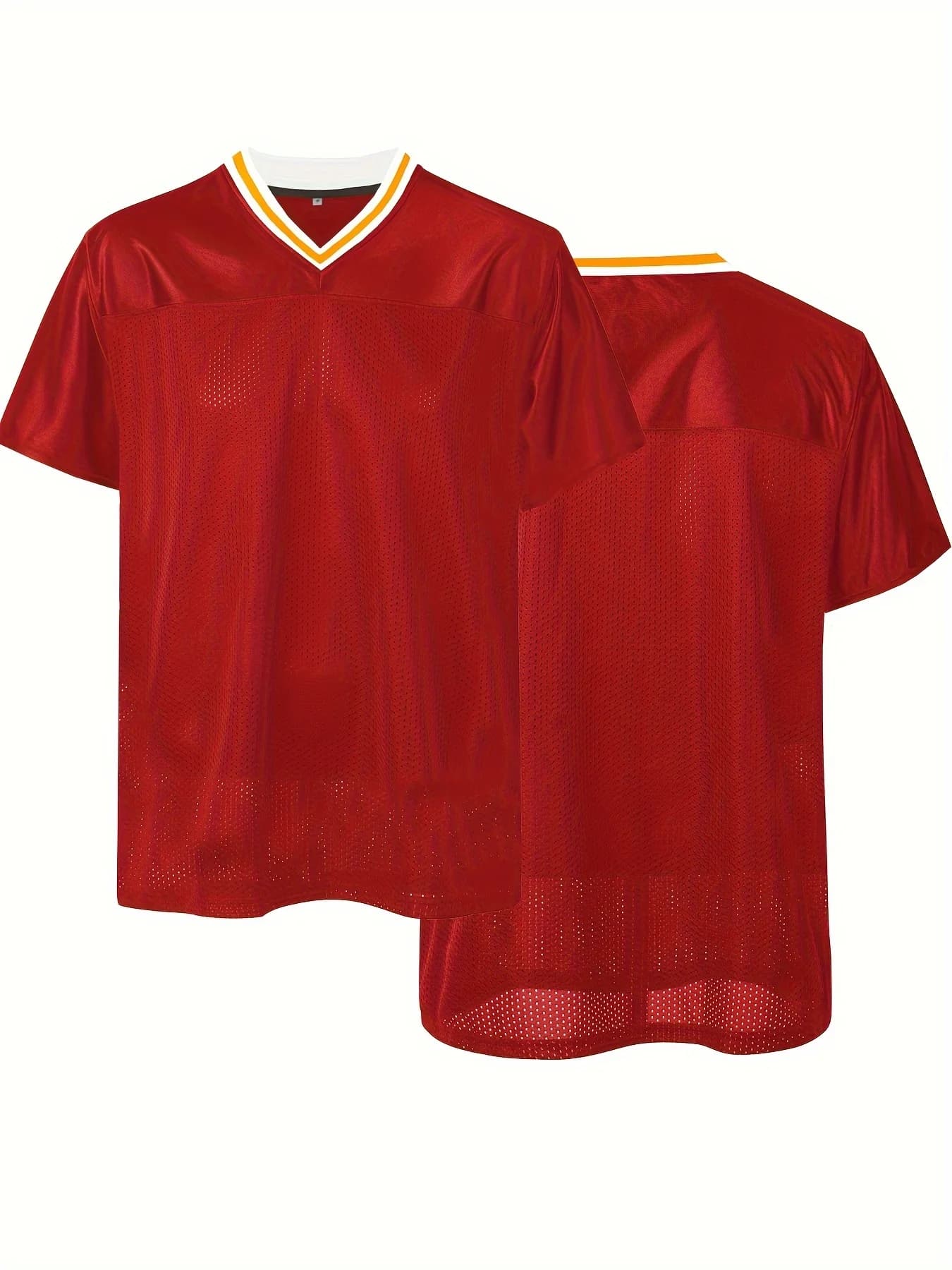 Maillot de football vierge, T-shirt de sport, maillot hip hop pour fête