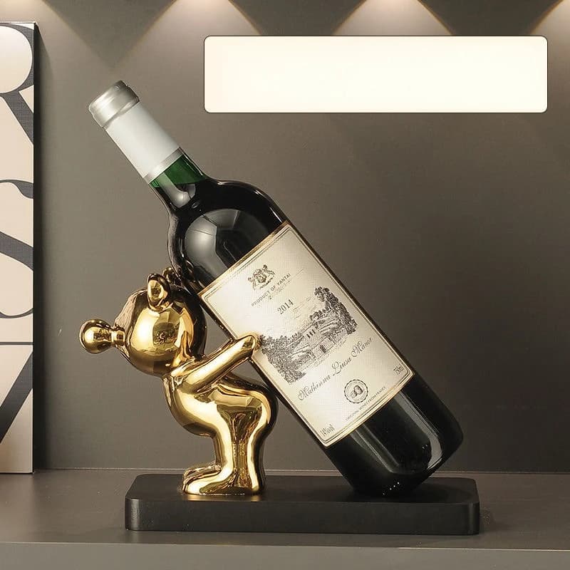 Porte-vin, décoration de meuble d'appoint pour salon et salle à manger, ornement en céramique, ornem