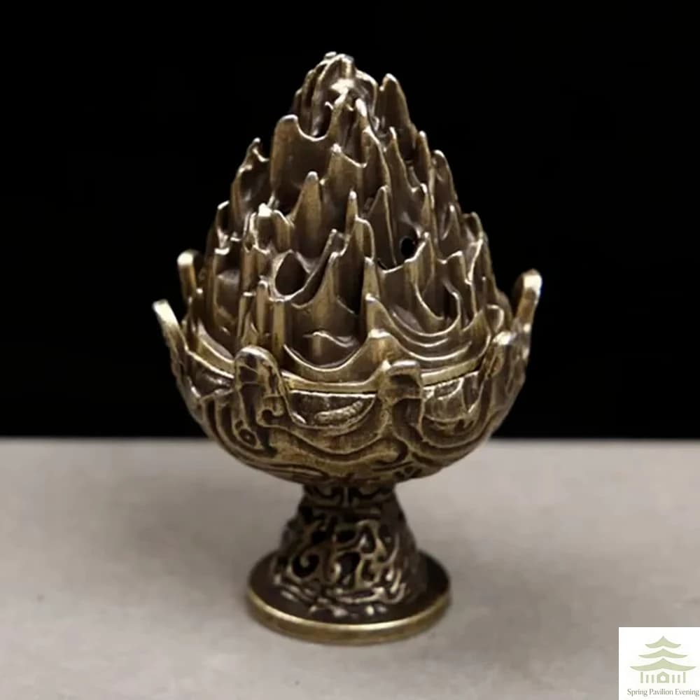 Brûleur d'encens Boshan, Ornement de table, Décoration de maison et de bureau, Objet de collection, 