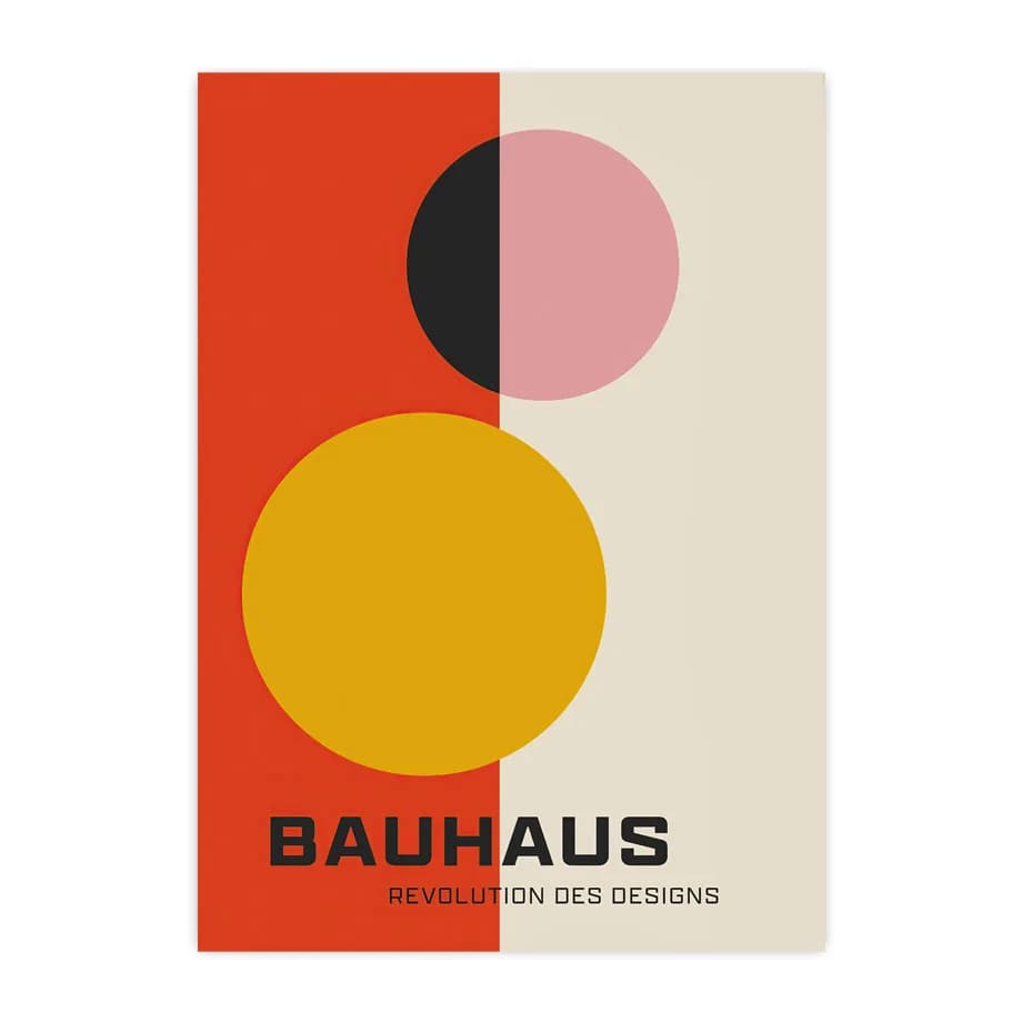 Affiches abstraites Bauhaus Sun Rainbow Geometry, impressions d'art mural, peinture sur toile, image