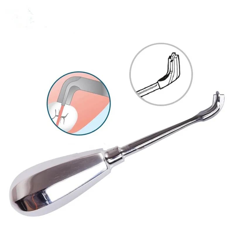 Ascenseur de racine de dentisterie, dissolvant de couronne cassée croisée, épandeur de couronne dent