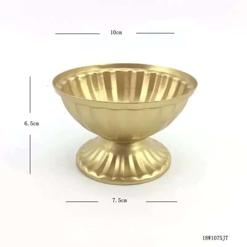 Vase décoratif en fer doré, Style européen rétro de luxe, ornements décoratifs pour salon, Arrangeme