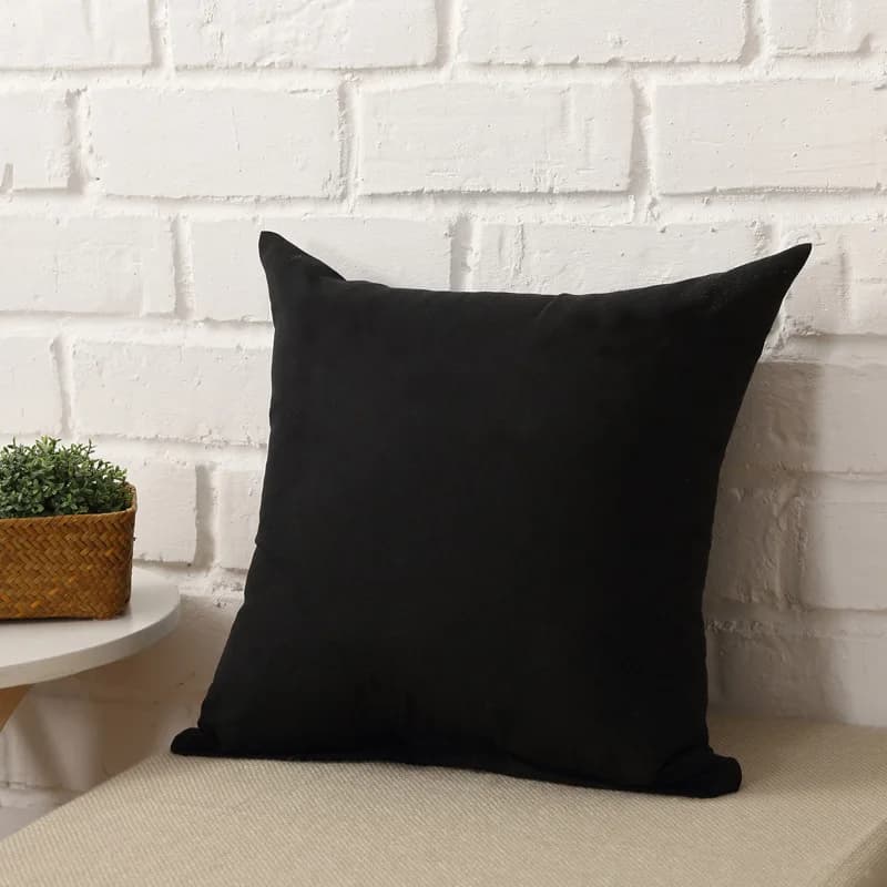 Housse de coussin couleur bonbon, taie d'oreiller Simple et solide, gris, blanc, noir, taies d'oreil