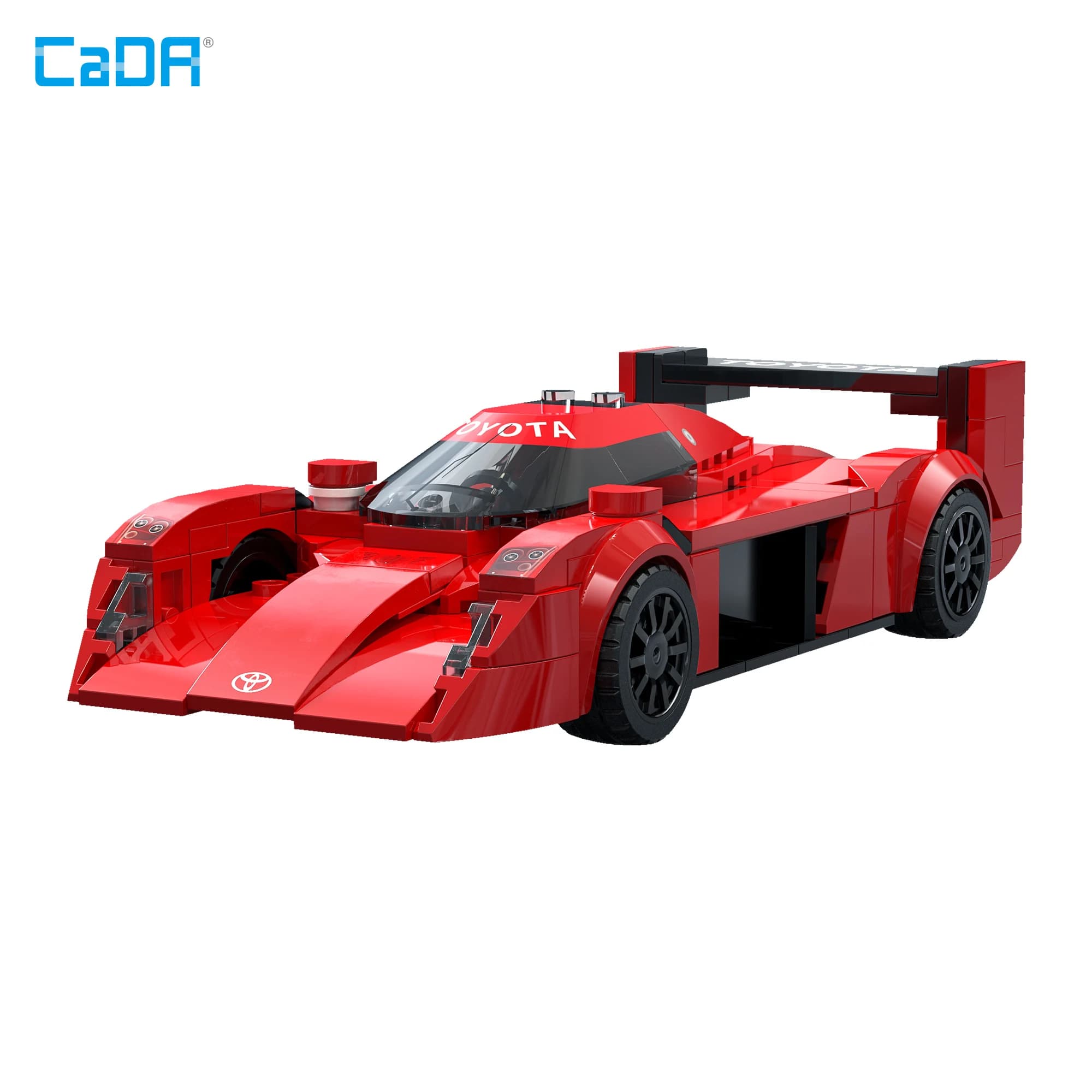 Ensemble de blocs de construction CaDA Toyota GT One - Jouet d'assemblage éducatif pour garçons et f