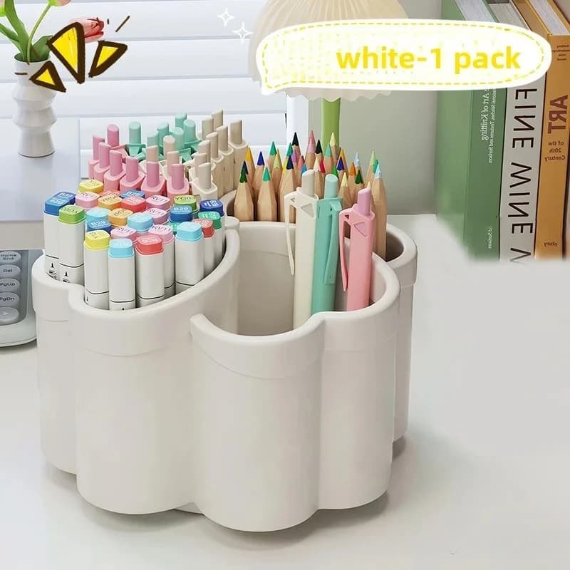 Nouvelle boîte de rangement de bureau avec 4 compartiments, organiseur pour le bureau, la papeterie 