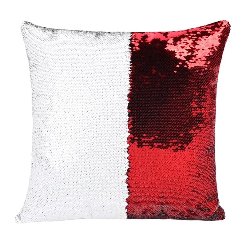 Housse de coussin avec Photo personnalisée, Logo personnalisé, taie d'oreiller lumineuse à paillette