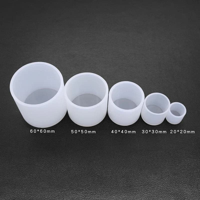 Moule à bougie cylindrique en silicone spécial, moules pour résine, moule aromatique, fournitures de